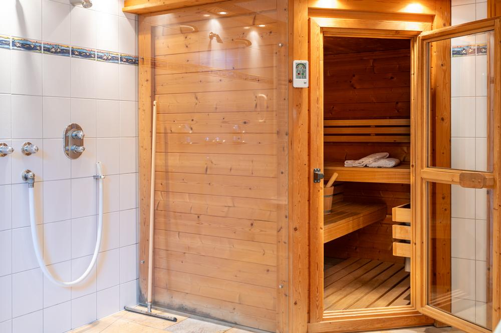 Sauna der Wohnung Wintergarten