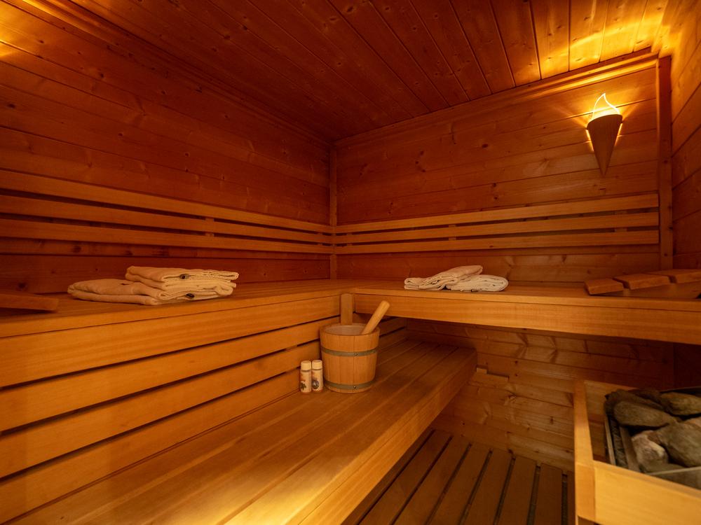 Sauna in der Wohnung Wintergarten