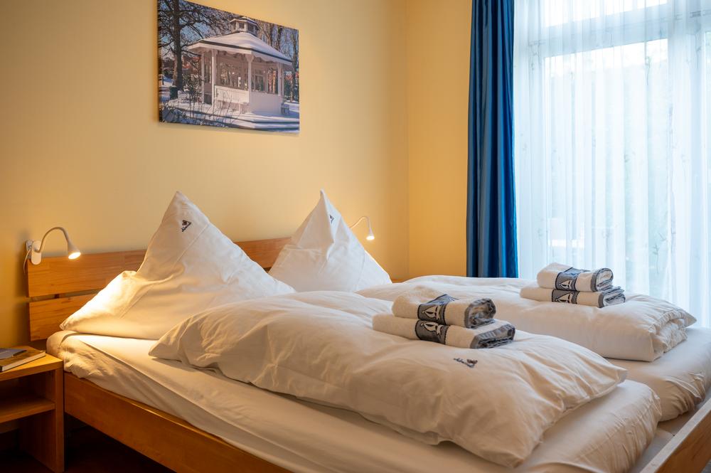 Schlafzimmer der Wohnung Wintergarten