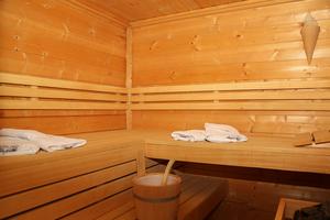 Sauna in der Wohnung Wintergarten