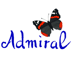Schmetterlingslogo des Haus Admiral